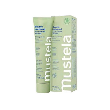 Mustela Multi-Purpose Avocado Balm - Nourishing Skincare for the Whole Family, Natural Dry Skin Relief