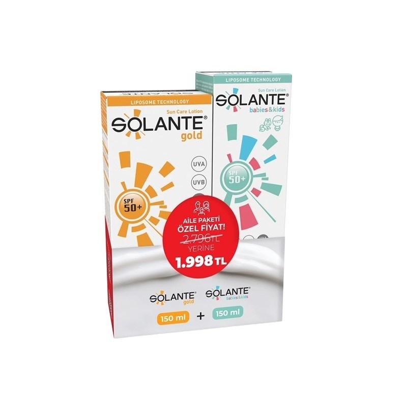Solante Gold Lotion & Baby & Kids Lotion Set 2x150ml