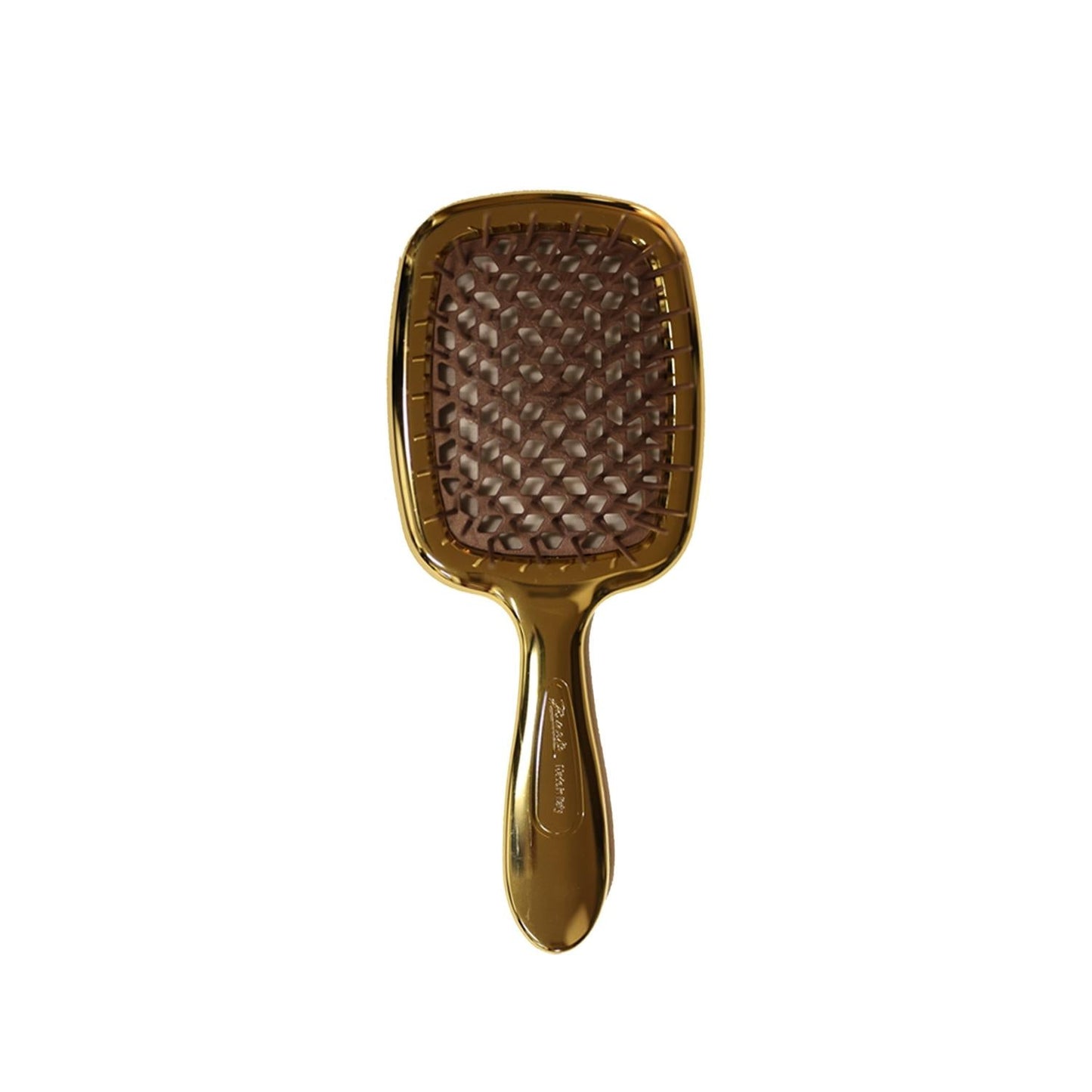 Janeke Superbrush Gold Brown Detangling Hair Brush