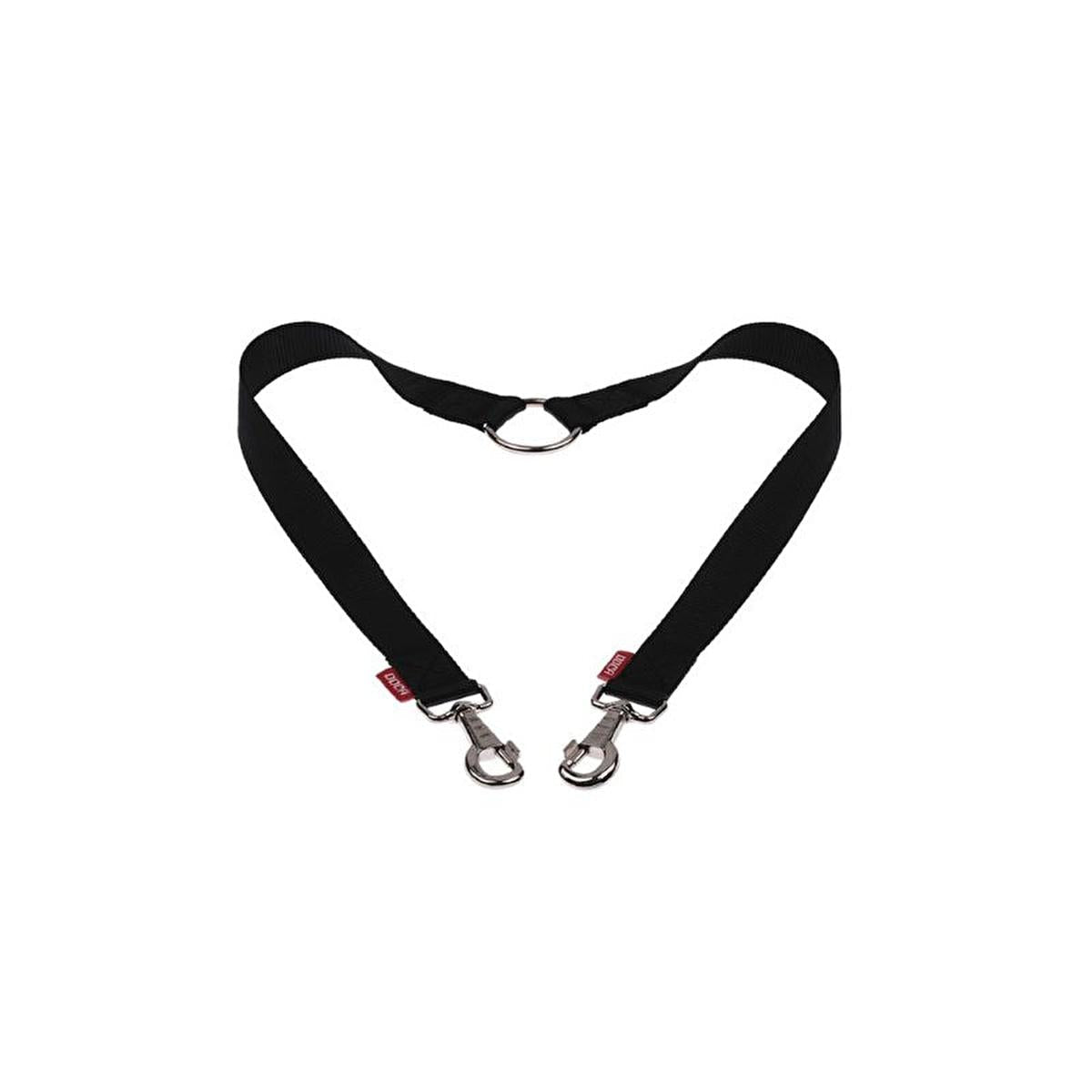 Doca Dokuma Black Adjustable Fabric Watch Strap for Men and Women - 2.5 cm Width, 50 cm Length